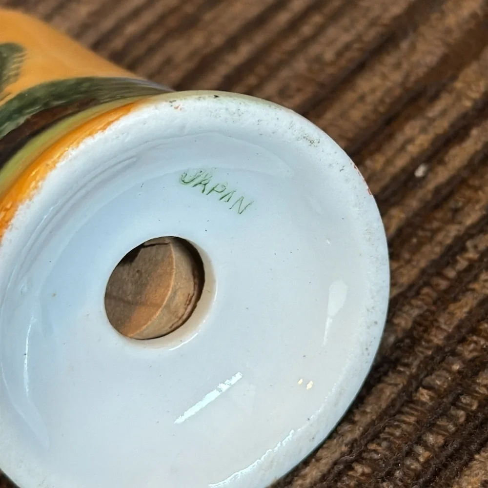 Handpainted Japanese Salt And Pepper Shaker Set